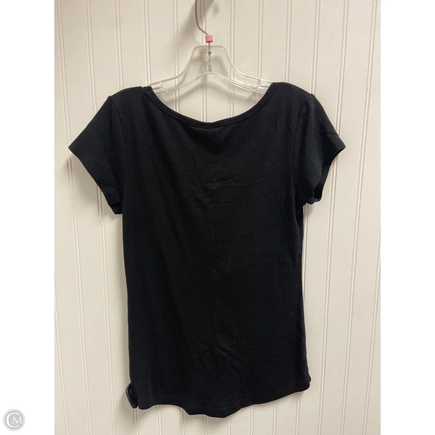Top Short Sleeve By Cynthia Rowley In Black, Size: L