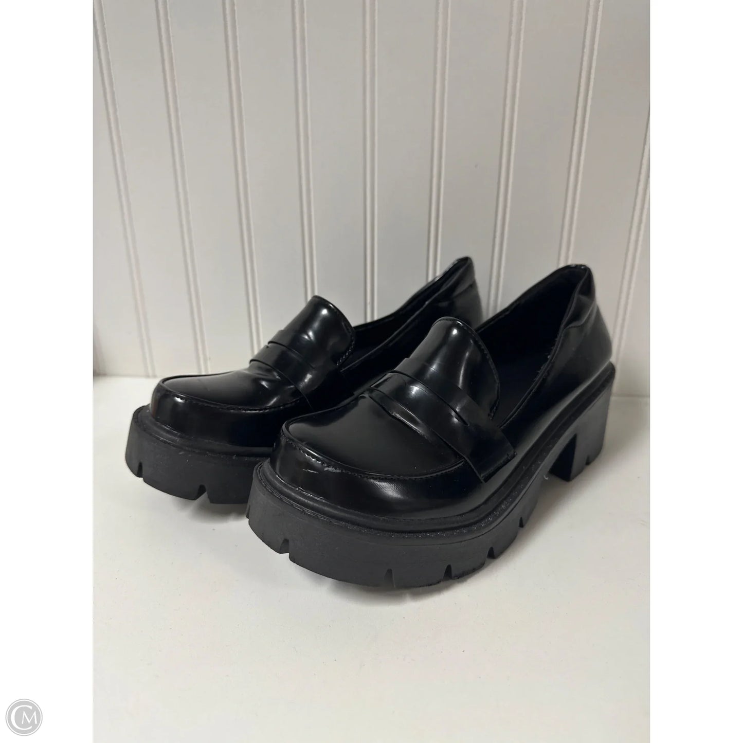 Shoes Heels Block By Clothes Mentor In Black, Size: 8.5