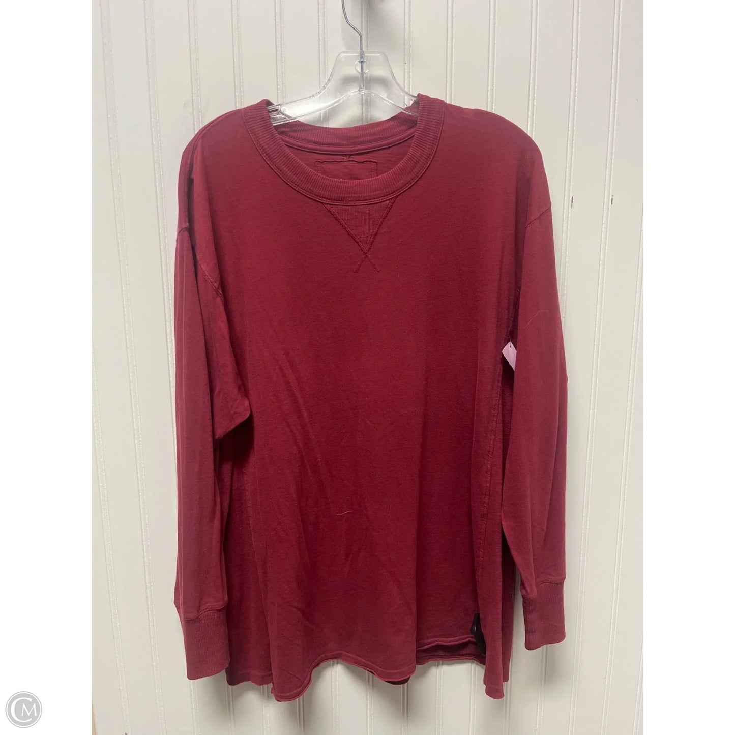Tunic Long Sleeve By Aerie In Red, Size: M