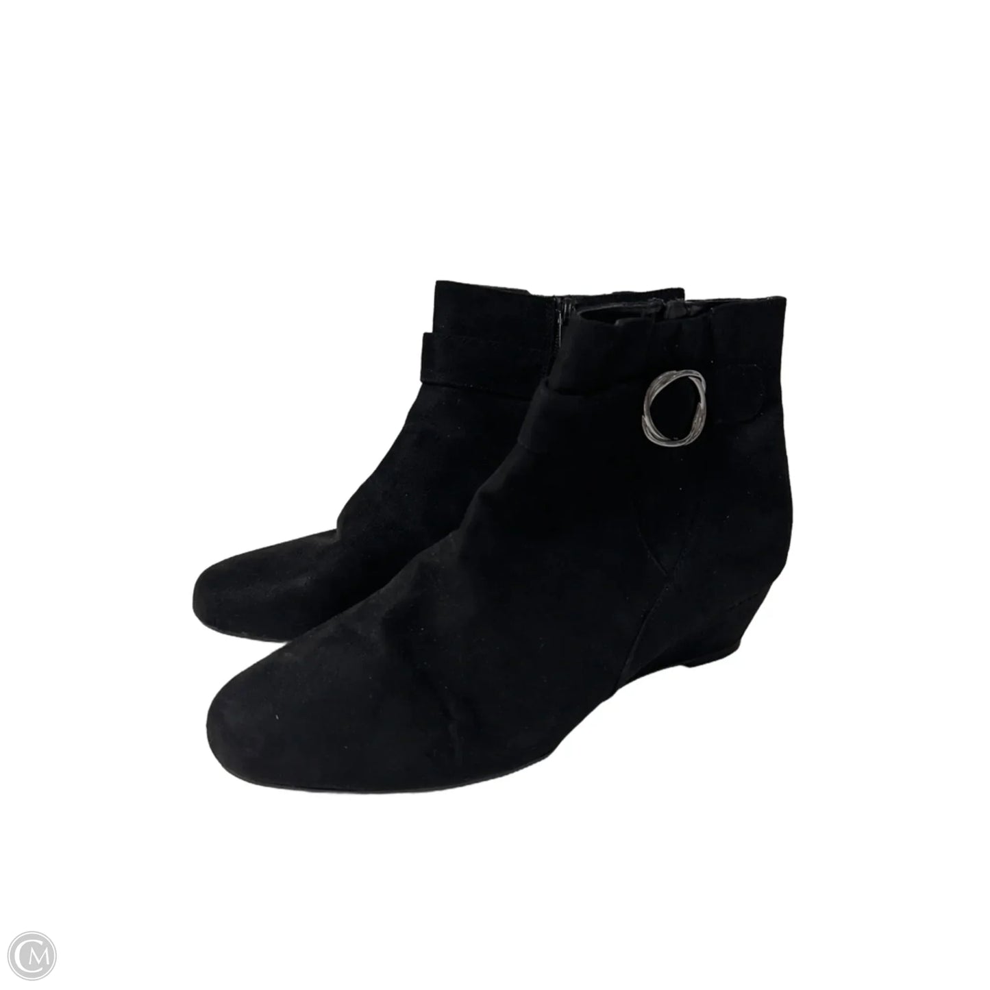 Boots Ankle Flats By East 5th In Black, Size: 10