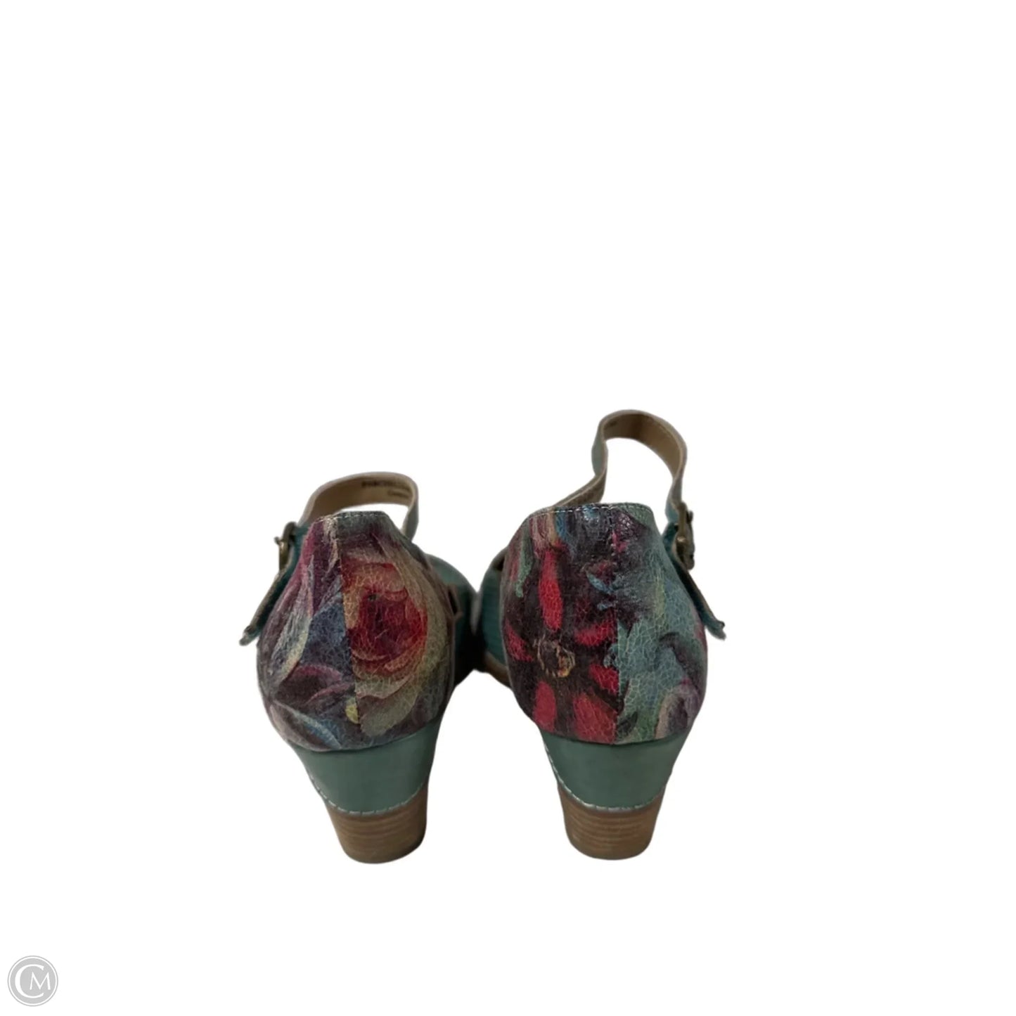 Shoes Heels Block By Clothes Mentor In Blue, Size: 10.5