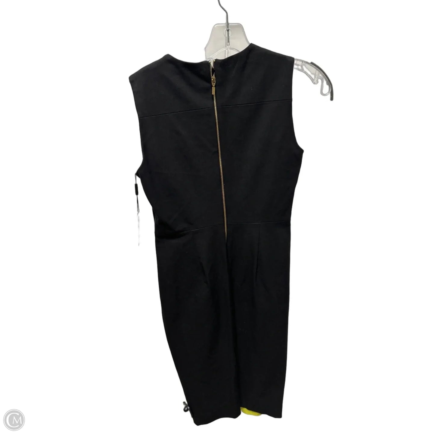 Dress Work By Calvin Klein In Black & Green, Size: S