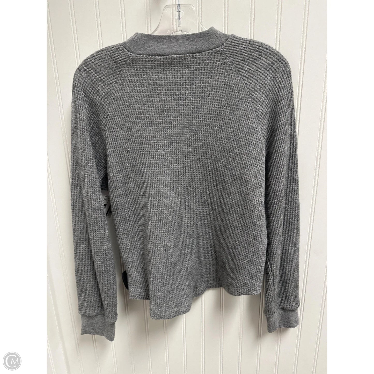Top Long Sleeve By Madewell In Grey, Size: S