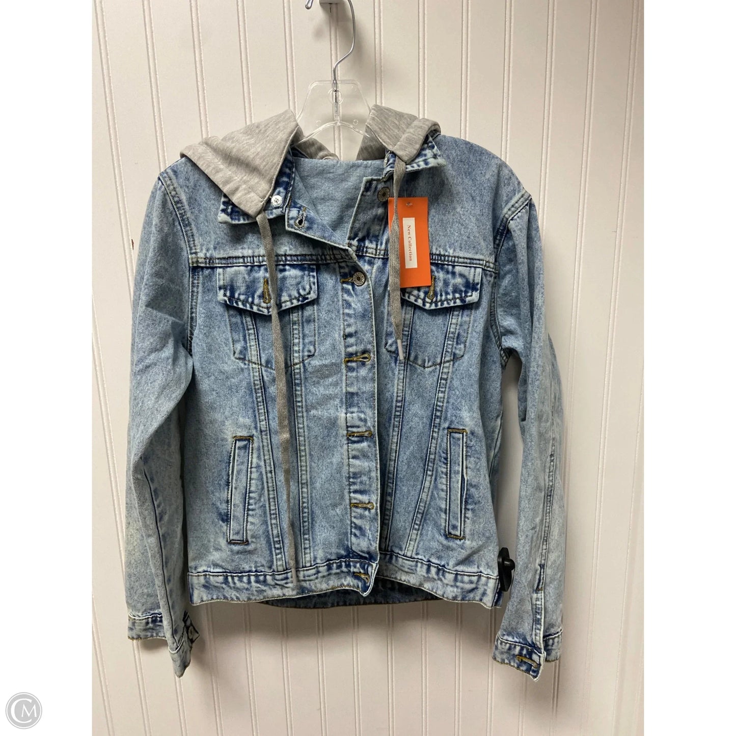 Jacket Denim By Clothes Mentor In Blue Denim, Size: S
