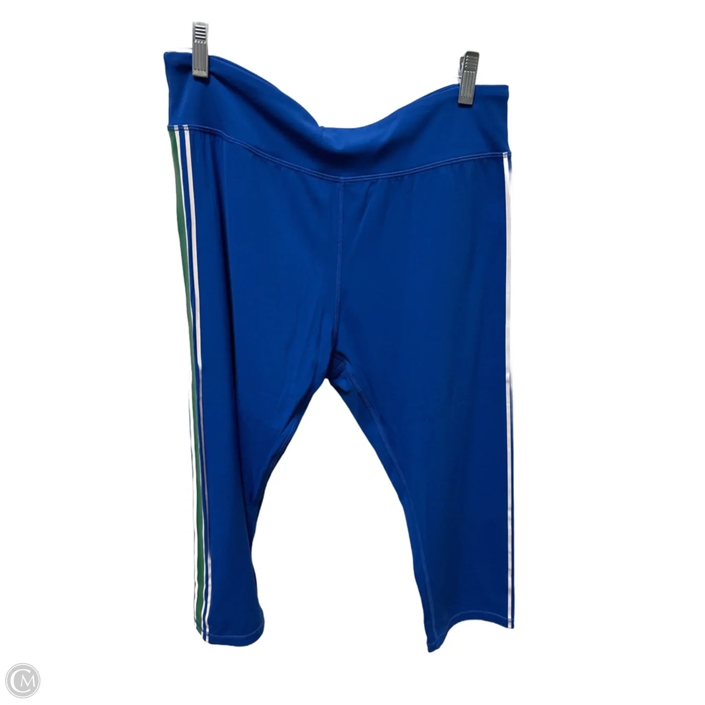 Pants Designer By Tory Burch In Blue & Green, Size: Xl