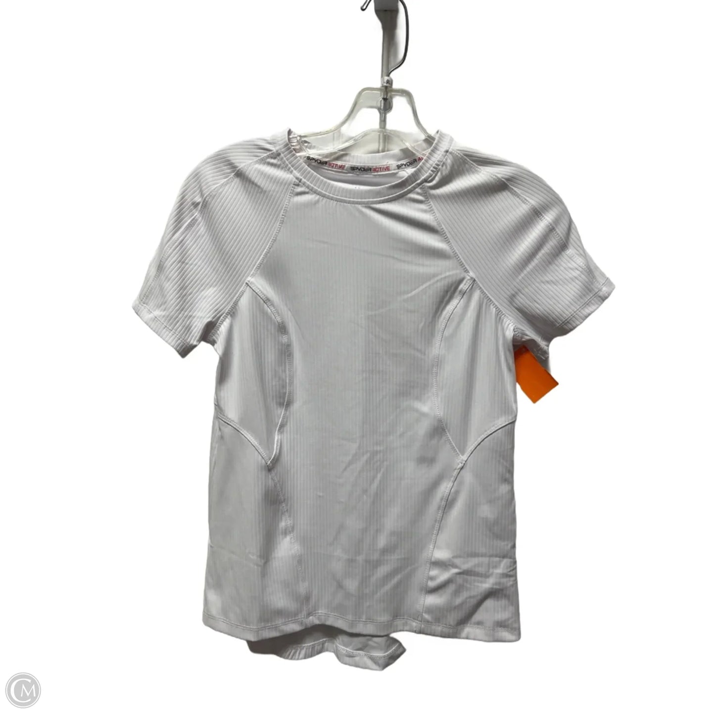 Athletic Top Short Sleeve By Spyder In White, Size: Xs