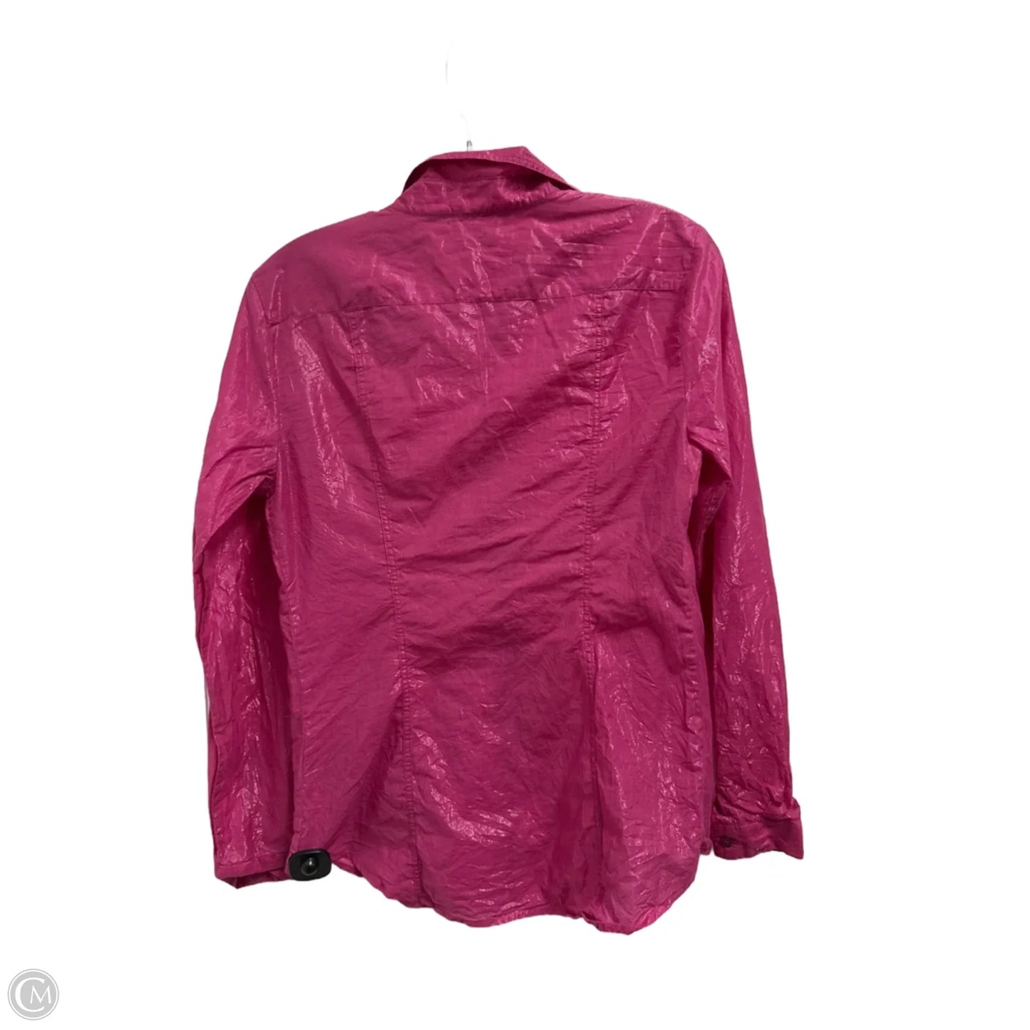 Top Long Sleeve Luxury Designer By Burberry In Pink, Size: Sp