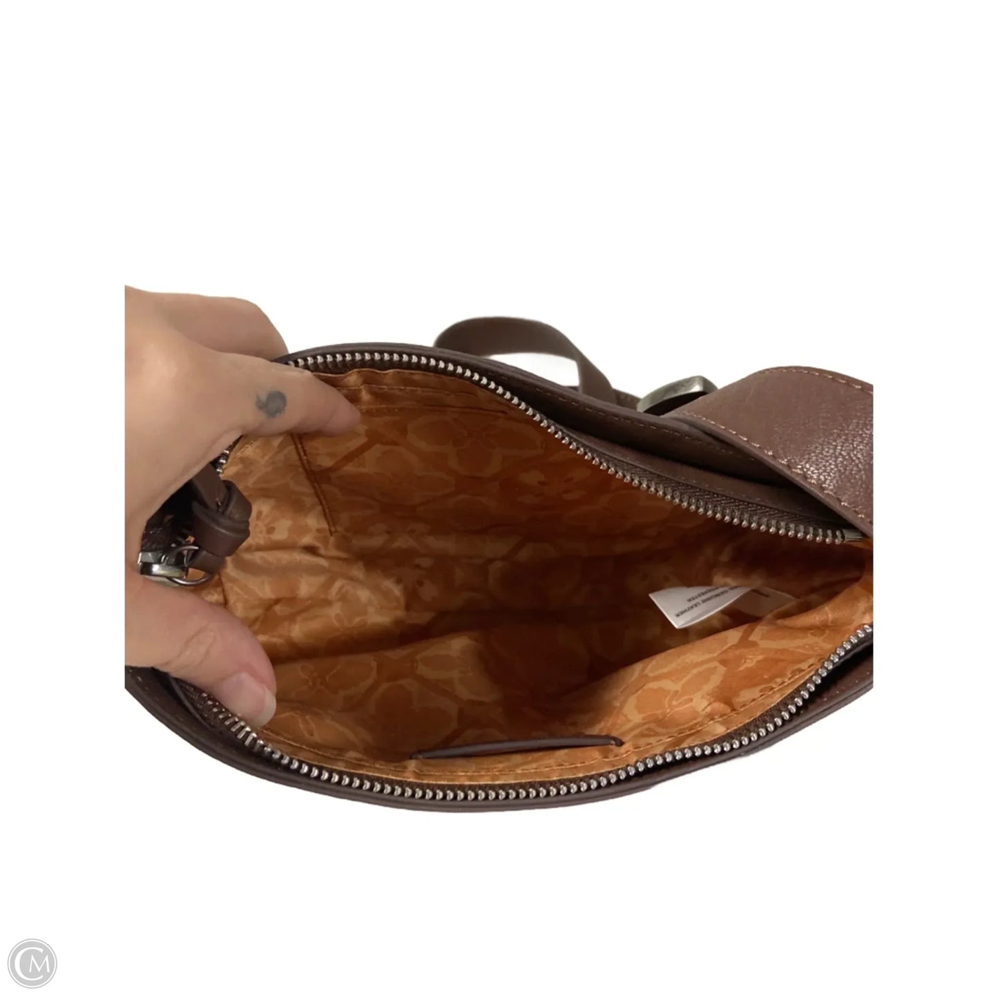 Crossbody Leather By Lucky Brand, Size: Small