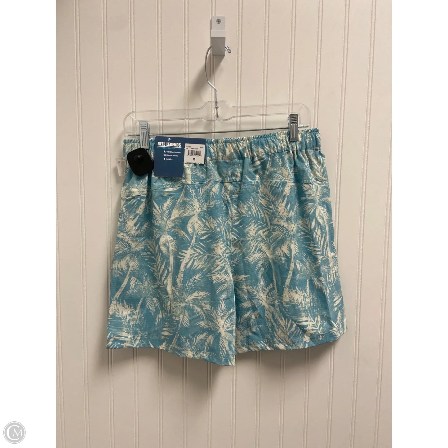 Athletic Shorts By Reel Legends In Brown & Cream, Size: M