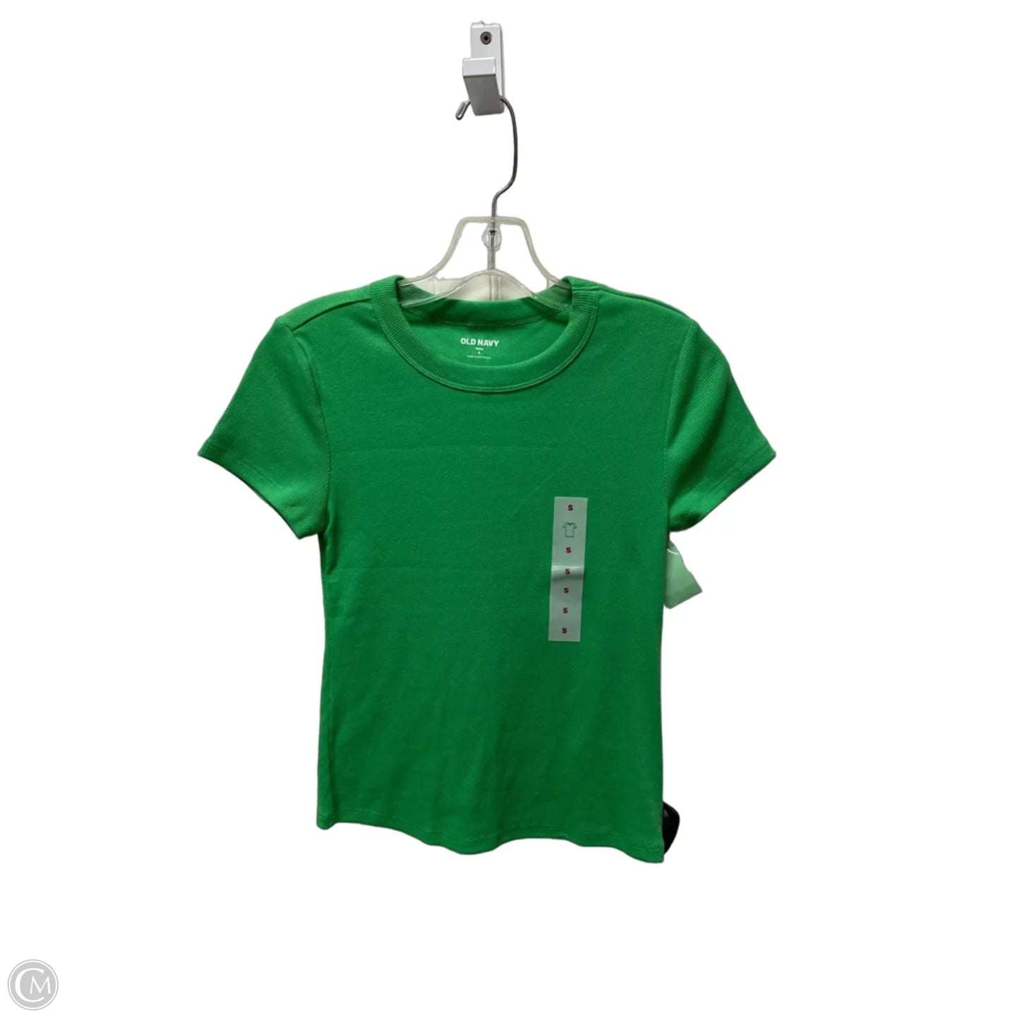 Top Short Sleeve By Old Navy In Green, Size: S
