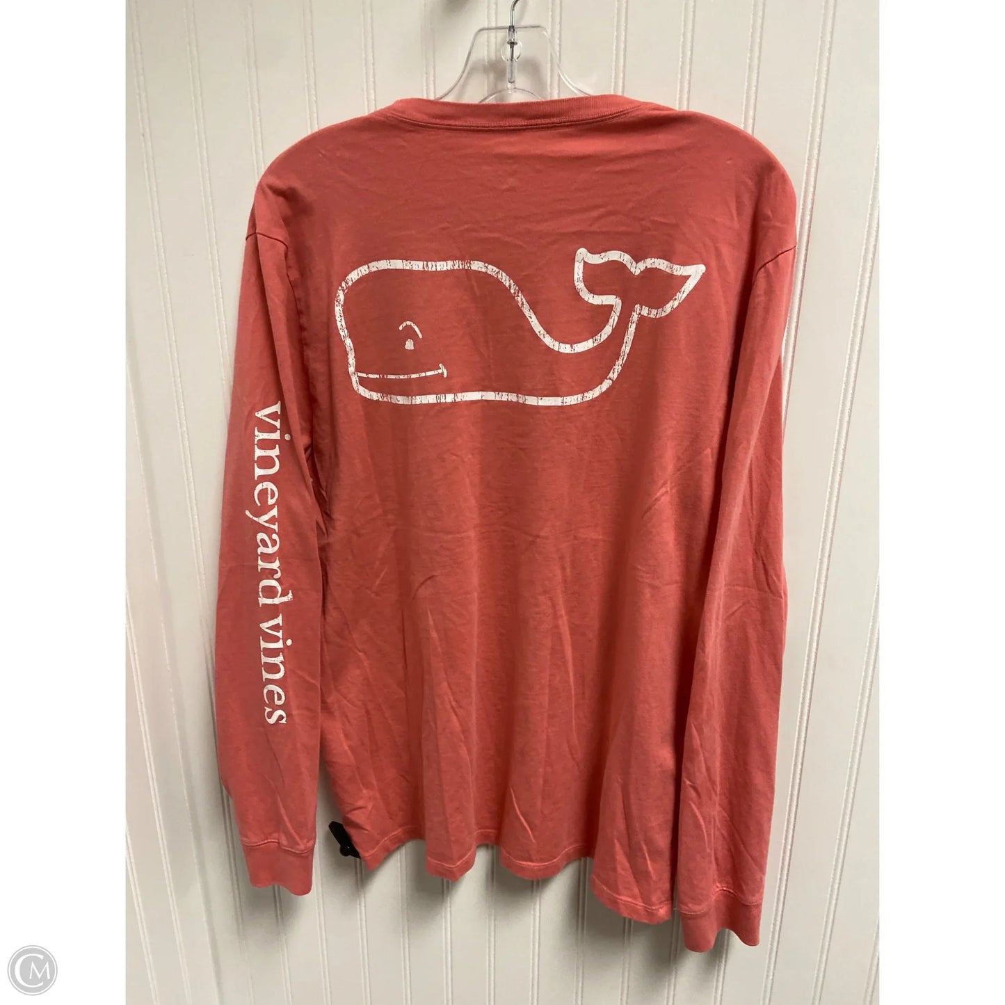 Top Long Sleeve By Vineyard Vines In Pink, Size: M