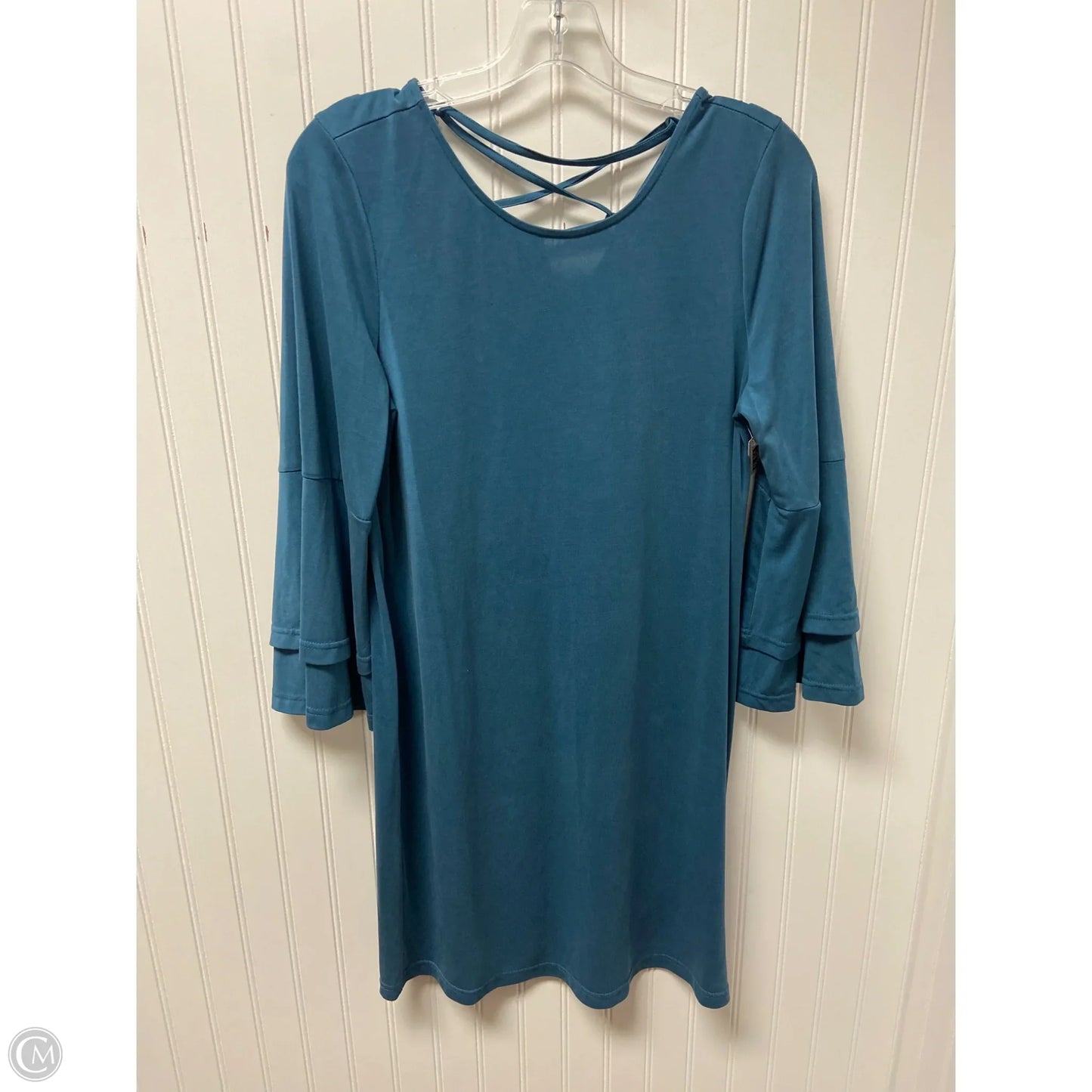 Dress Casual Midi By Pleione In Blue, Size: M