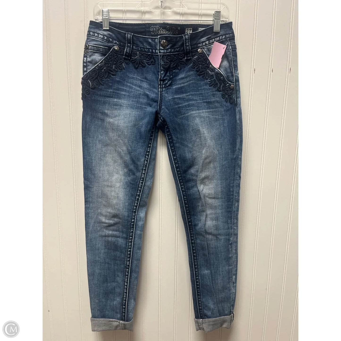 Jeans Skinny By Miss Me In Blue, Size: 4