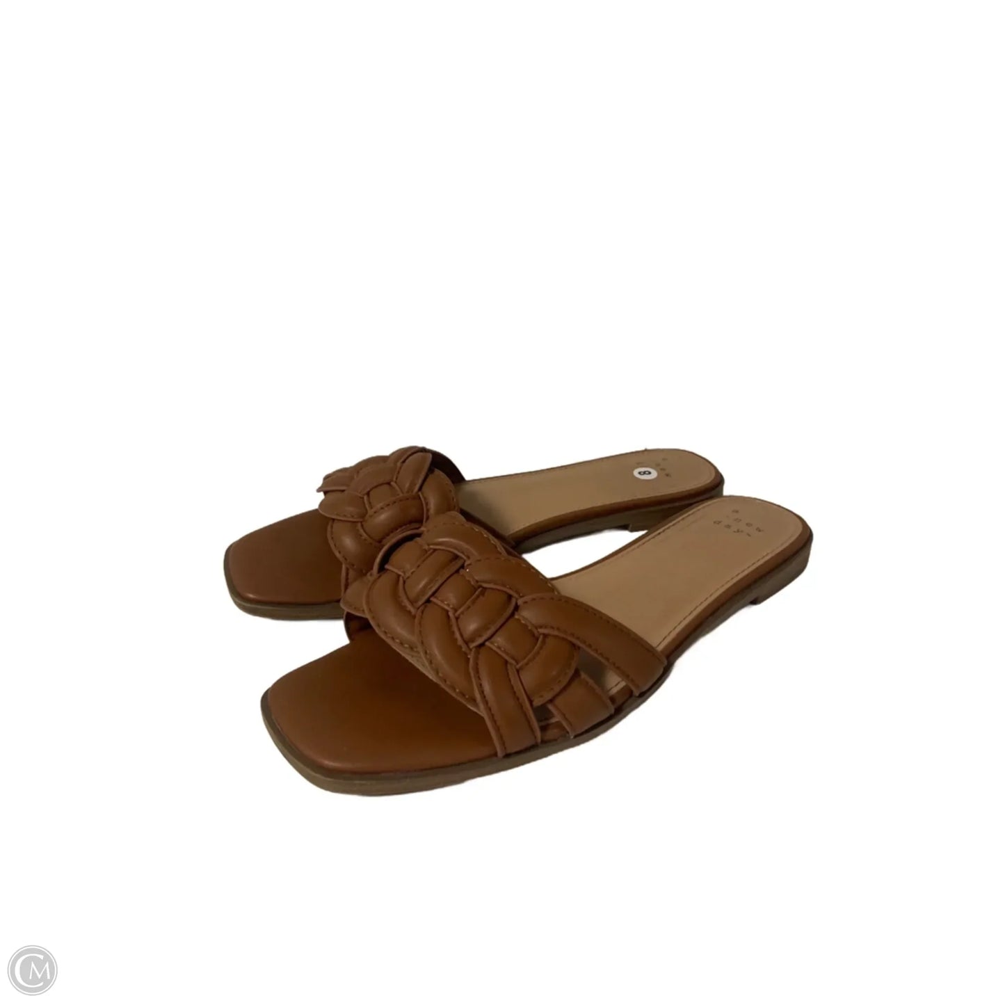 Sandals Flats By A New Day In Brown, Size: 8