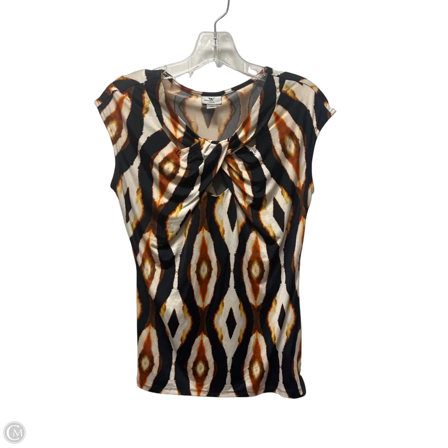 Top Sleeveless By Worthington In Animal Print, Size: S