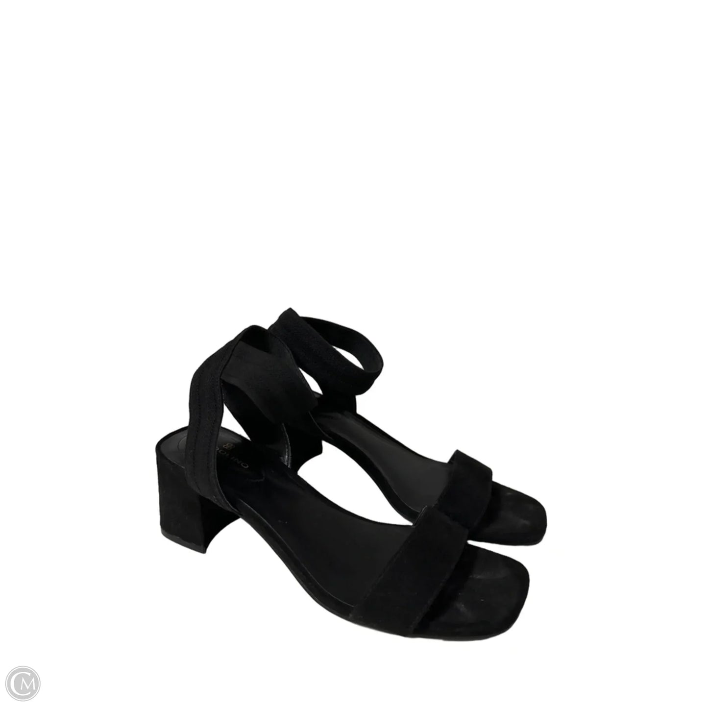 Sandals Heels Block By Bandolino In Black, Size: 7.5