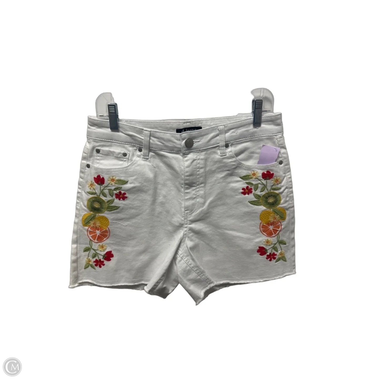 Shorts By D Jeans In White, Size: 8