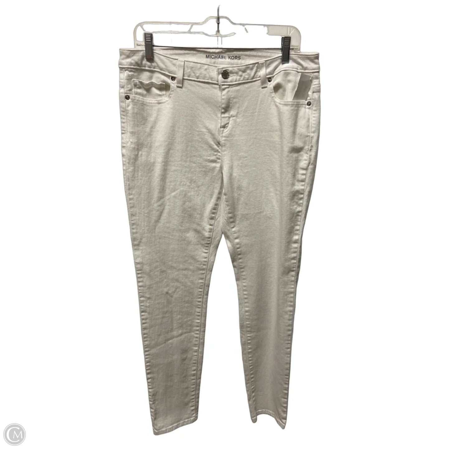 Jeans Skinny By Michael By Michael Kors In White, Size: 10