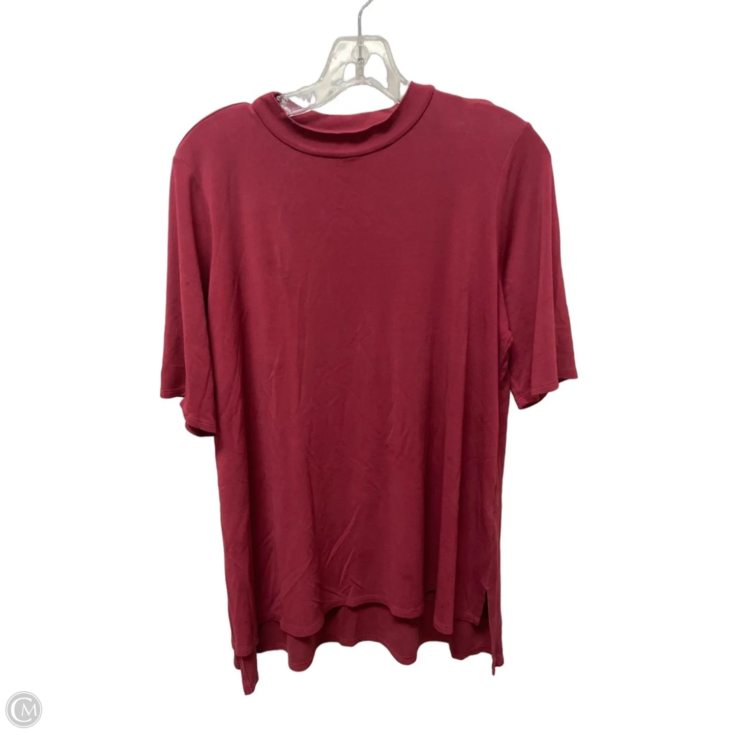 Top Short Sleeve By Eileen Fisher In Red, Size: M