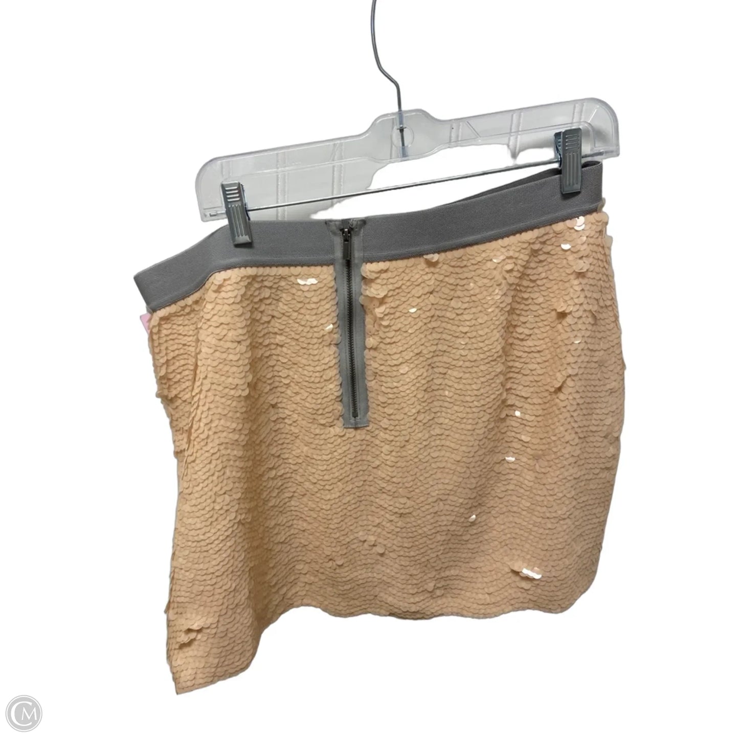 Skirt Mini & Short By Bcbgmaxazria In Taupe, Size: 12