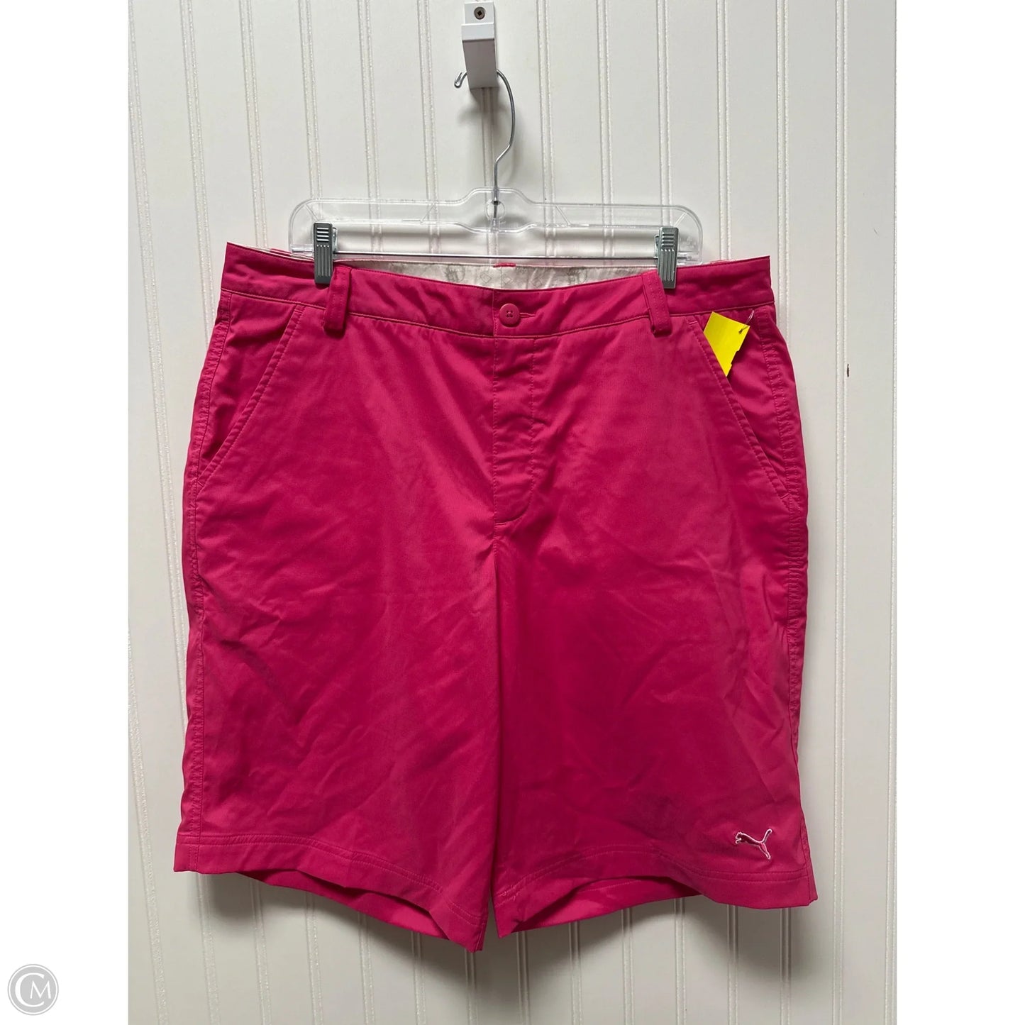 Athletic Shorts By Puma In Pink, Size: 18