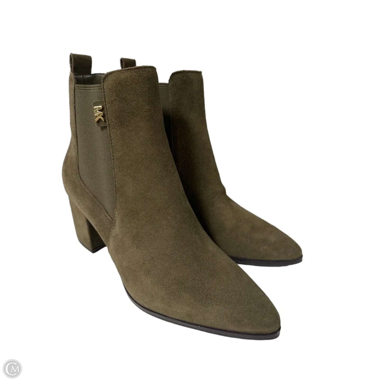 Boots Ankle Heels By Michael By Michael Kors In Green, Size: 7.5