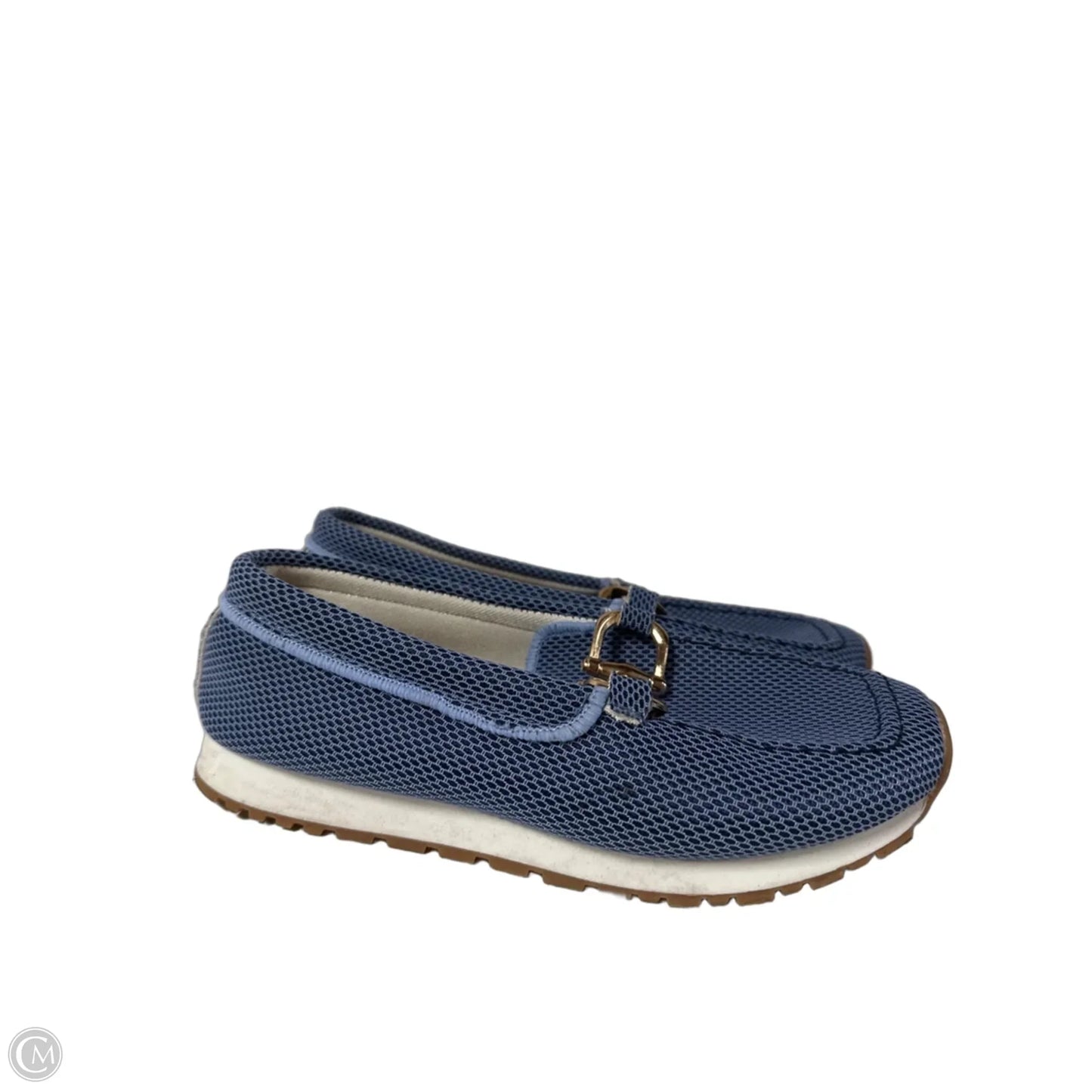 Shoes Flats By Clothes Mentor In Blue, Size: 7.5