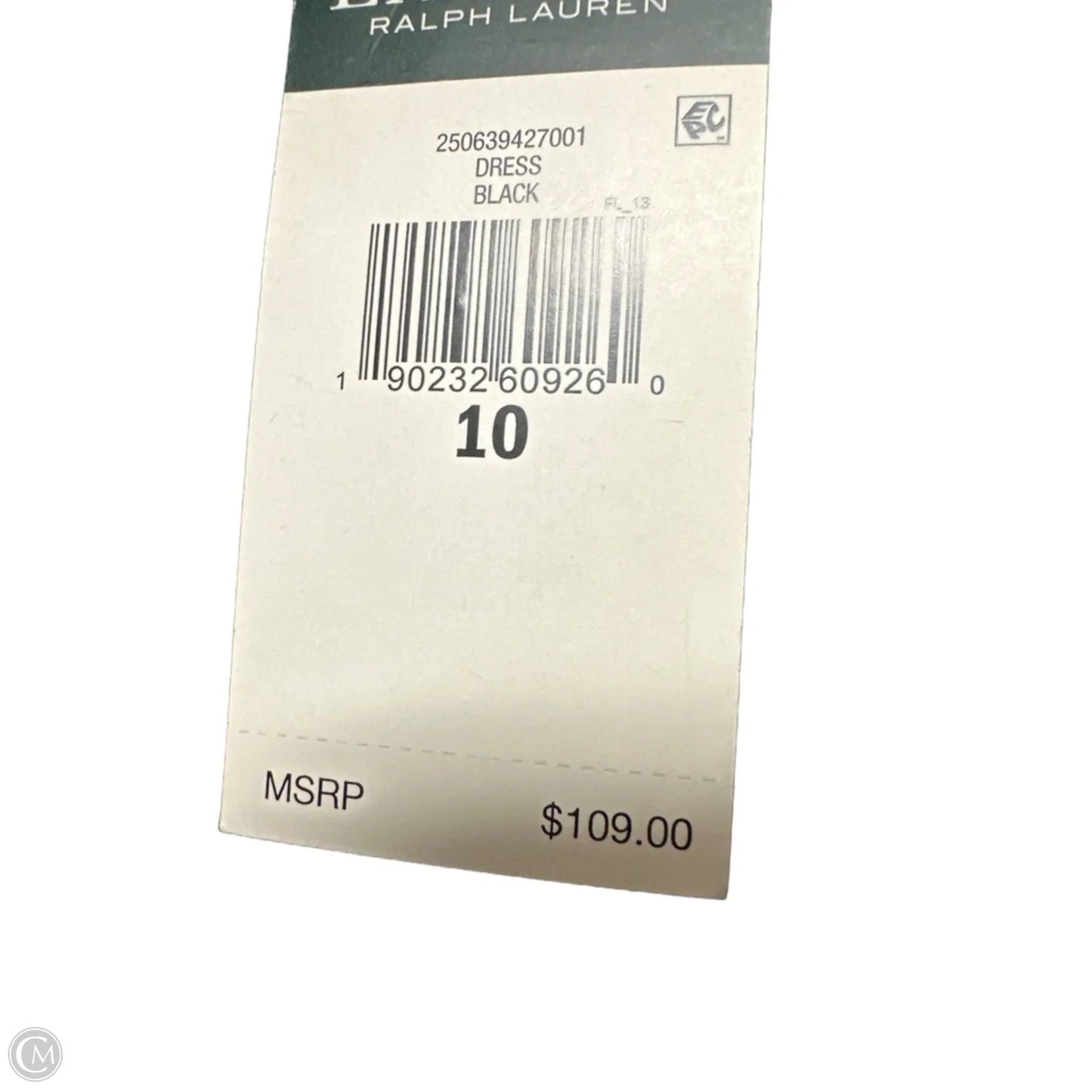 Dress Casual Midi By Ralph Lauren In Black & Red, Size: 10