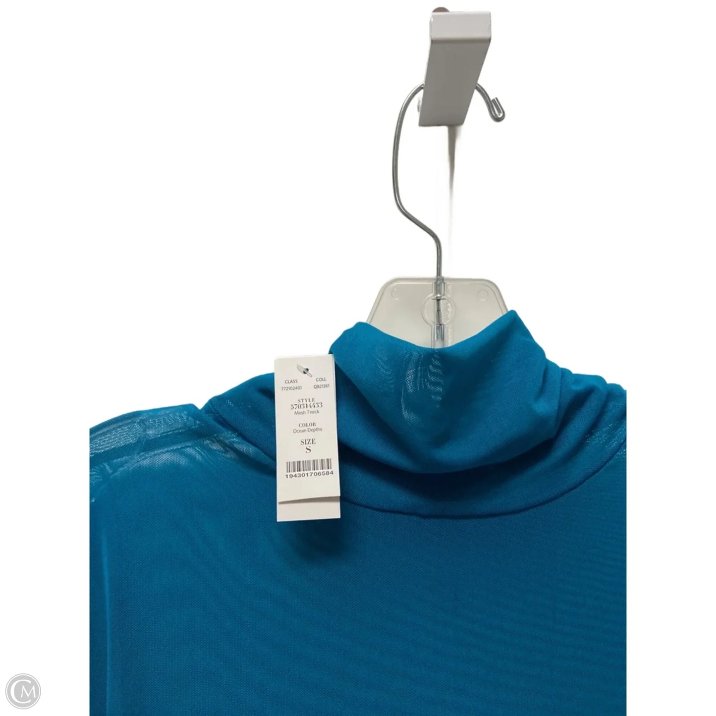 Top Long Sleeve By White House Black Market In Blue, Size: S