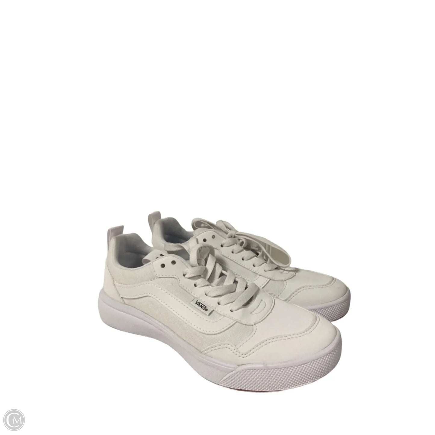 Shoes Sneakers By Vans In White, Size: 7.5