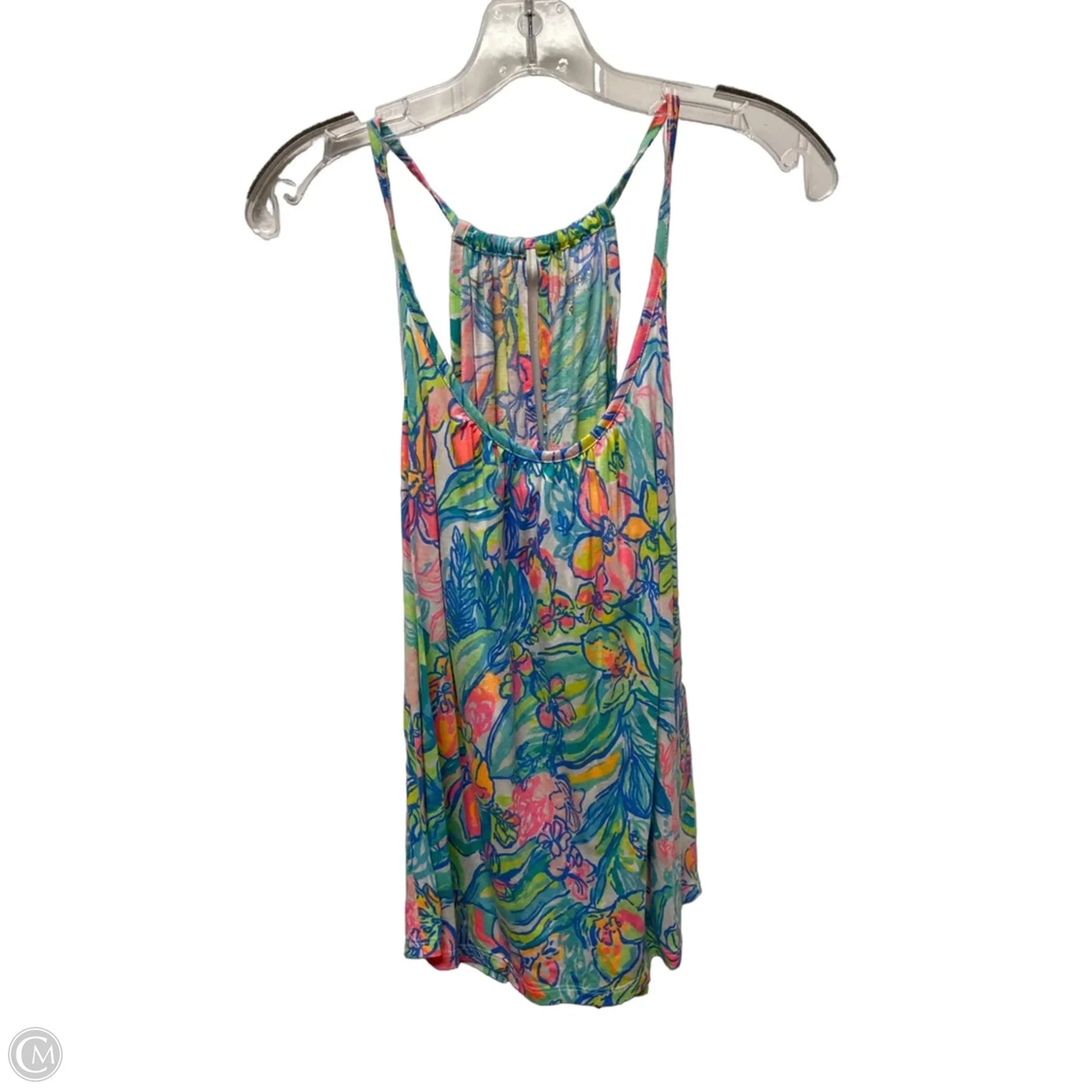 Top Sleeveless Designer By Lilly Pulitzer In Tropical Print, Size: M
