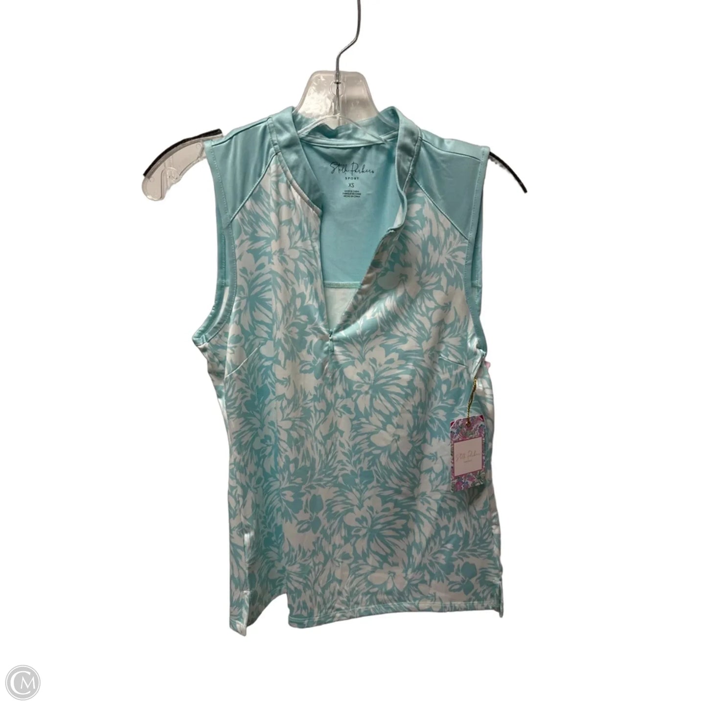 Athletic Tank Top By Stella Parker In Blue, Size: Xs