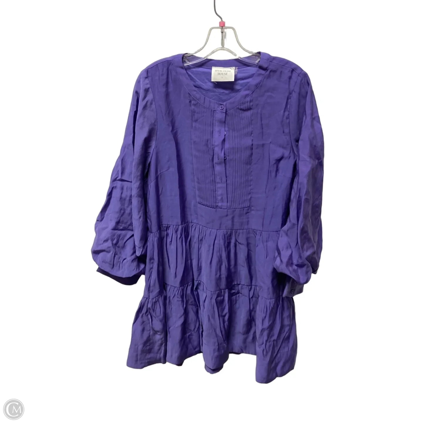 Dress Casual Short By Clothes Mentor In Purple, Size: L