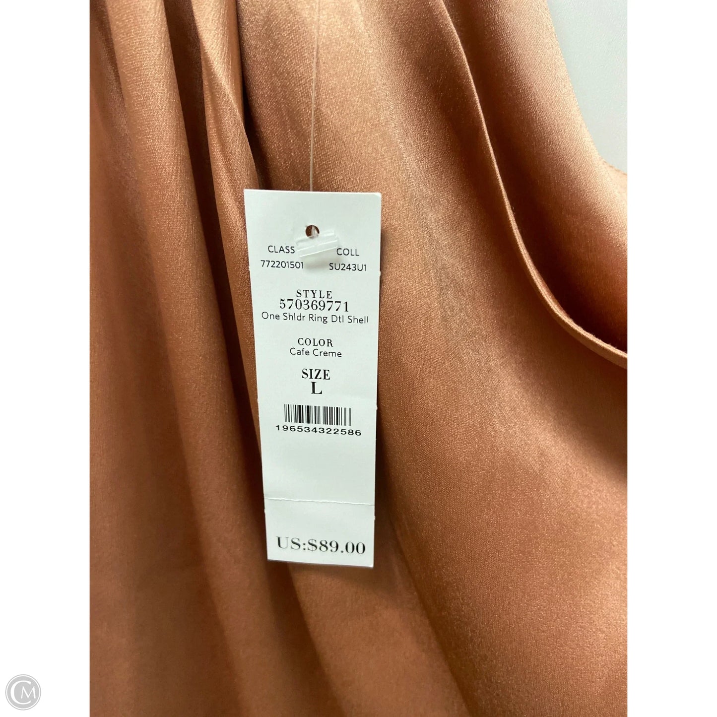 Top Sleeveless By White House Black Market In Rose Gold, Size: L