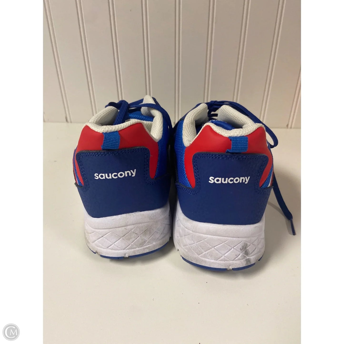 Shoes Athletic By Saucony In Blue & Red & White, Size: 7