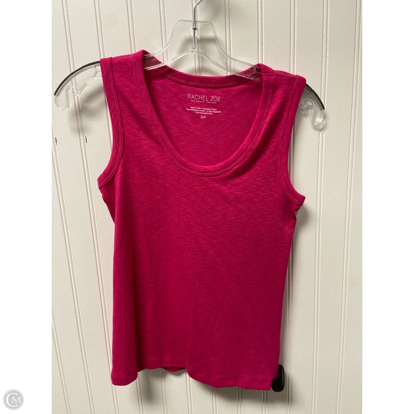 Top Sleeveless Basic By Rachel Zoe In Pink, Size: Sp