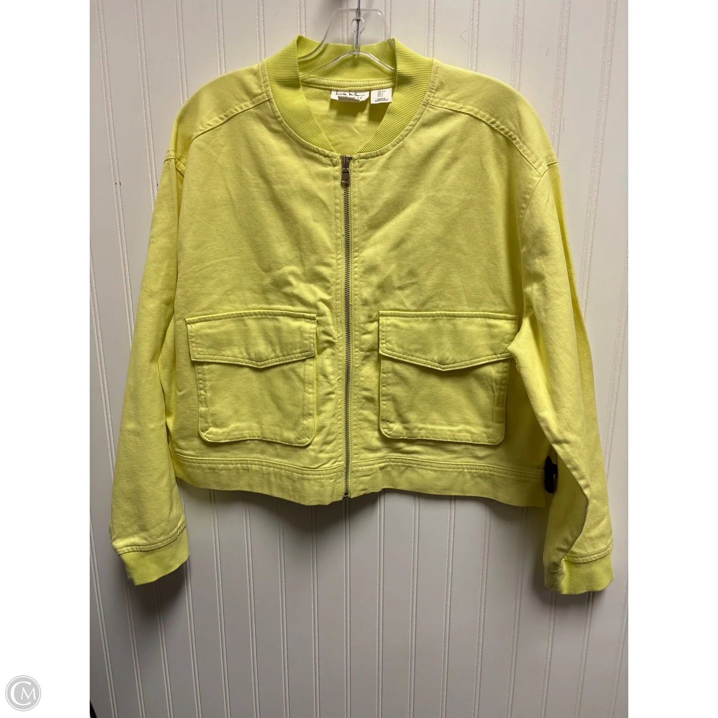 Jacket Other By Nicole Miller In Yellow, Size: L
