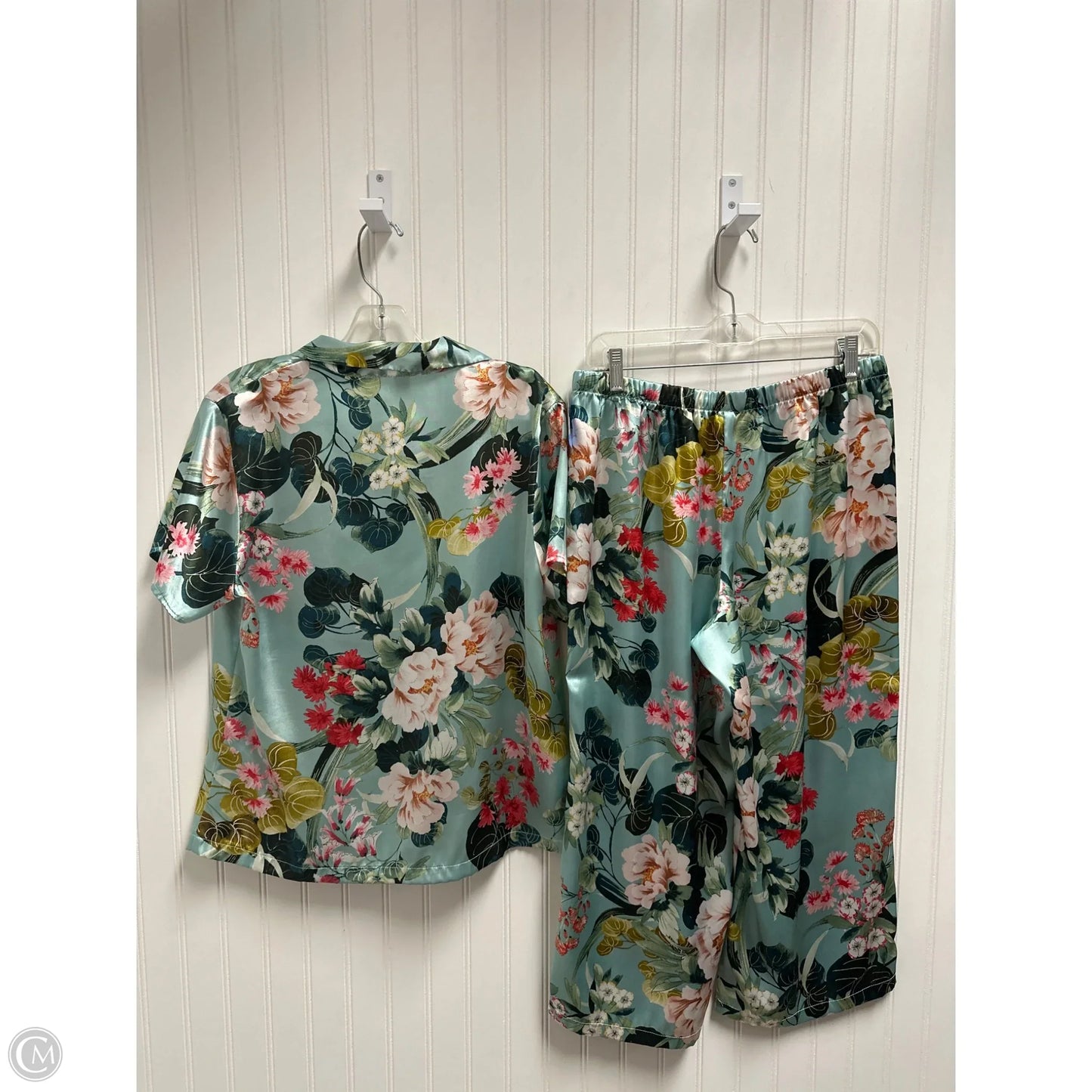 Pajama Pants By Clothes Mentor In Floral Print, Size: M