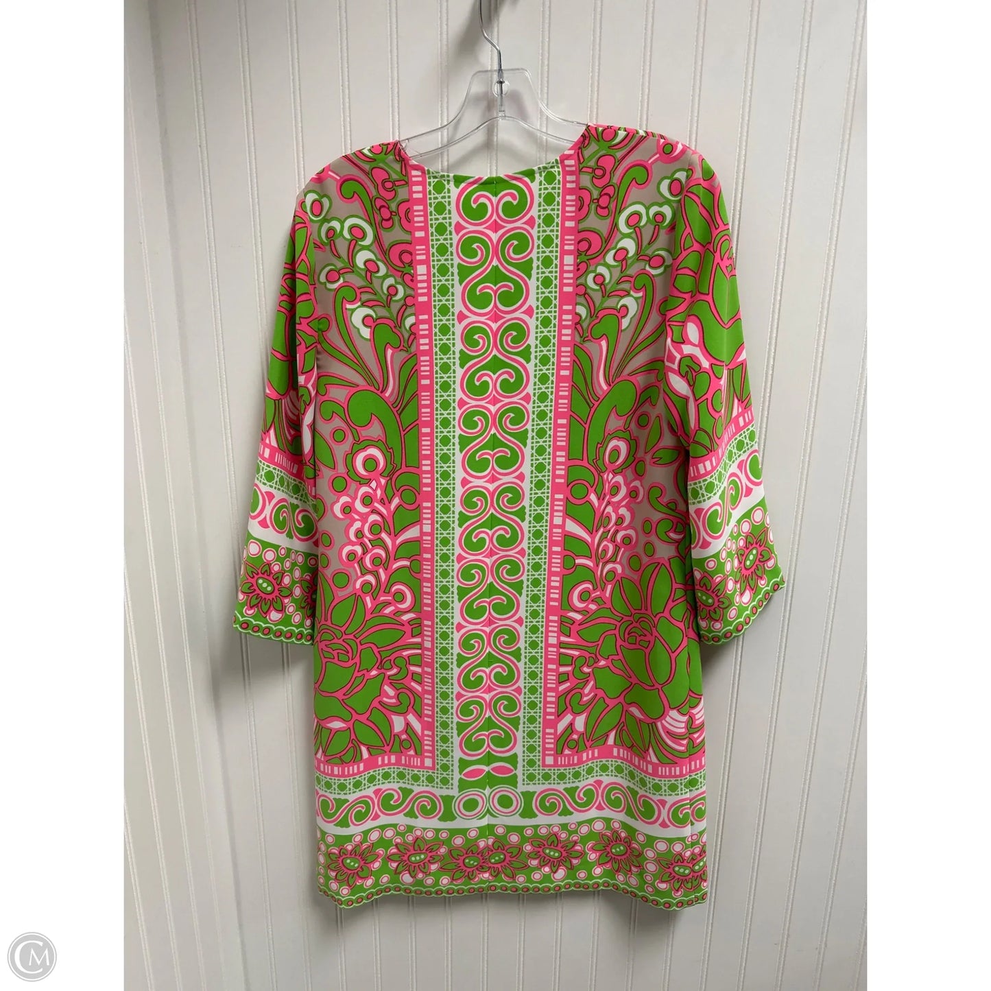 Dress Casual Short By Trina Turk In Green & Pink, Size: S
