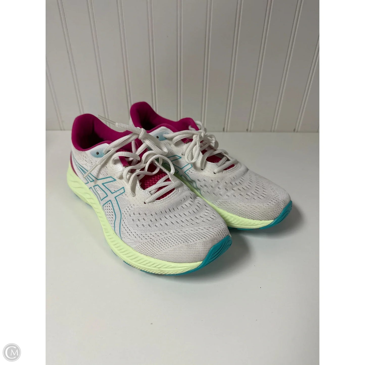 Shoes Athletic By Asics In White, Size: 9