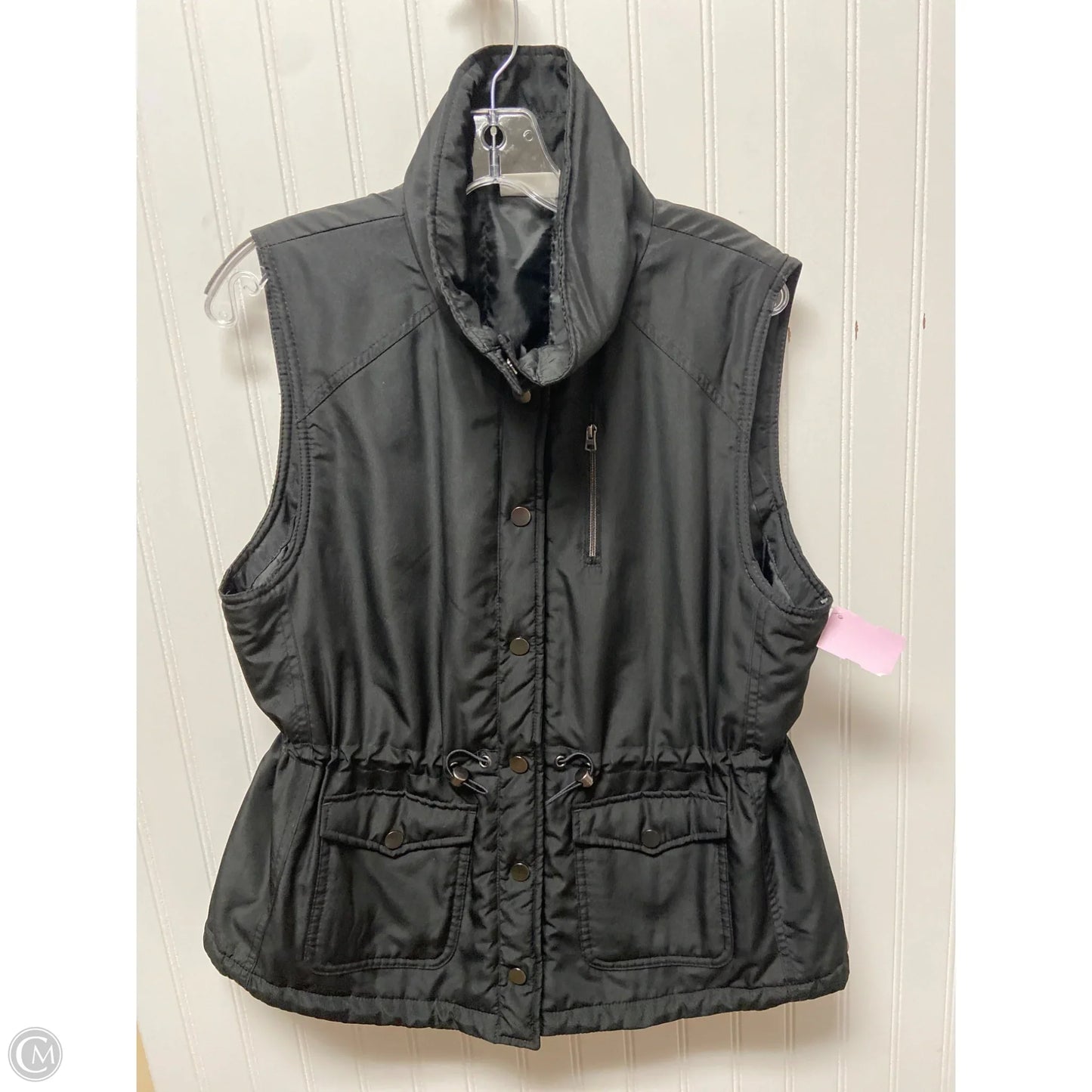 Vest Puffer & Quilted By Clothes Mentor In Black, Size: Lp
