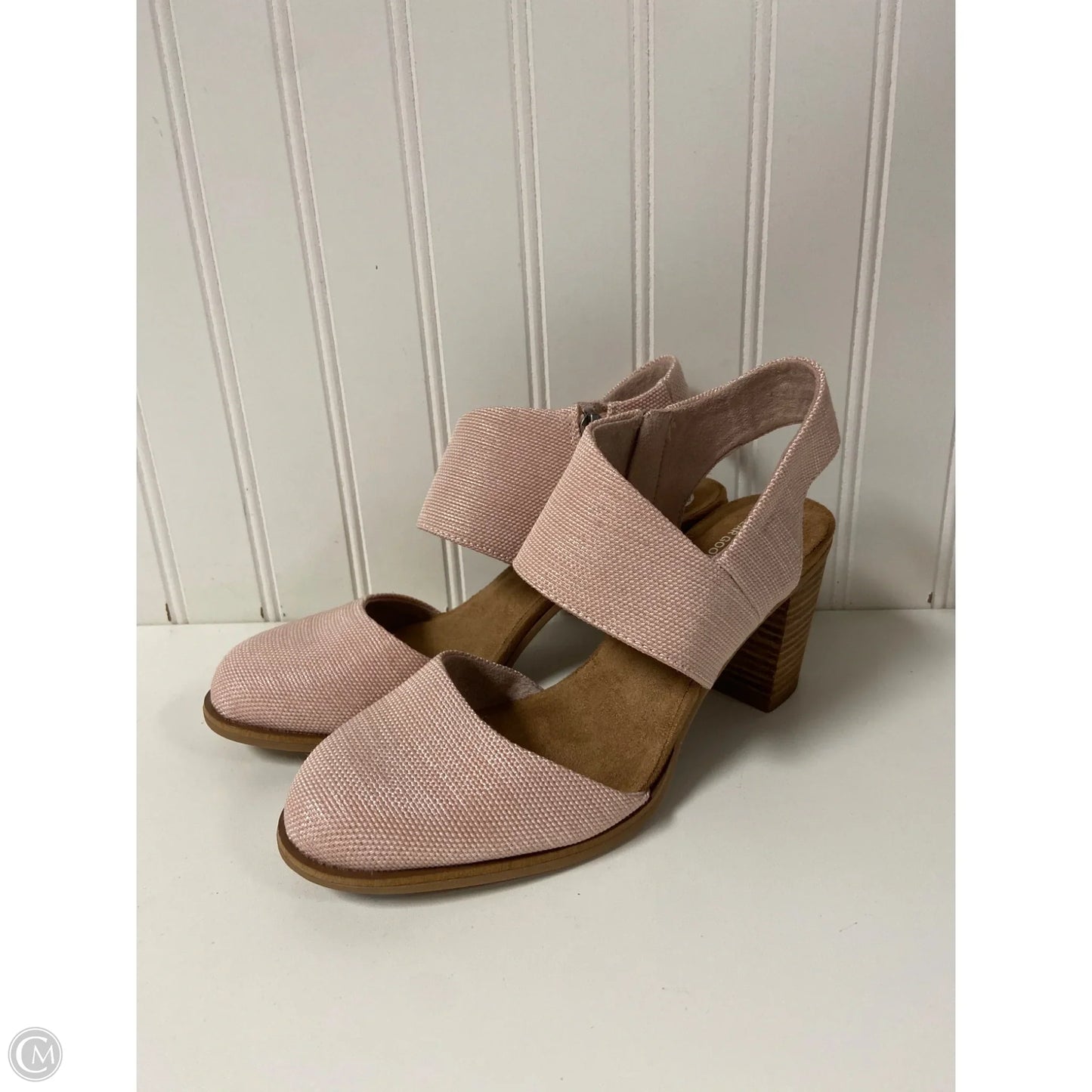 Shoes Heels Block By Toms In Pink, Size: 7.5