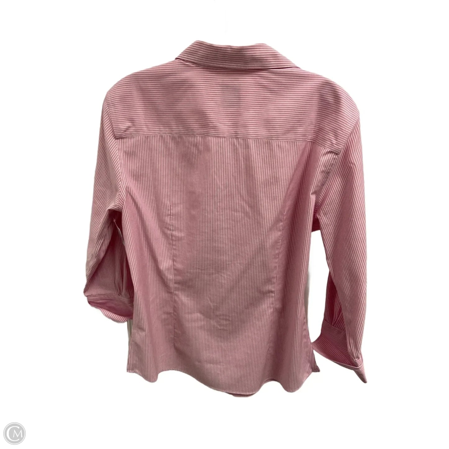 Top Long Sleeve By Brooks Brothers In Pink, Size: M