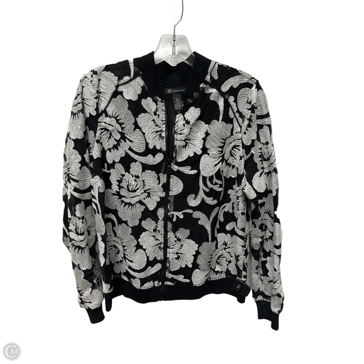 Jacket Other By Inc In Black & White, Size: M