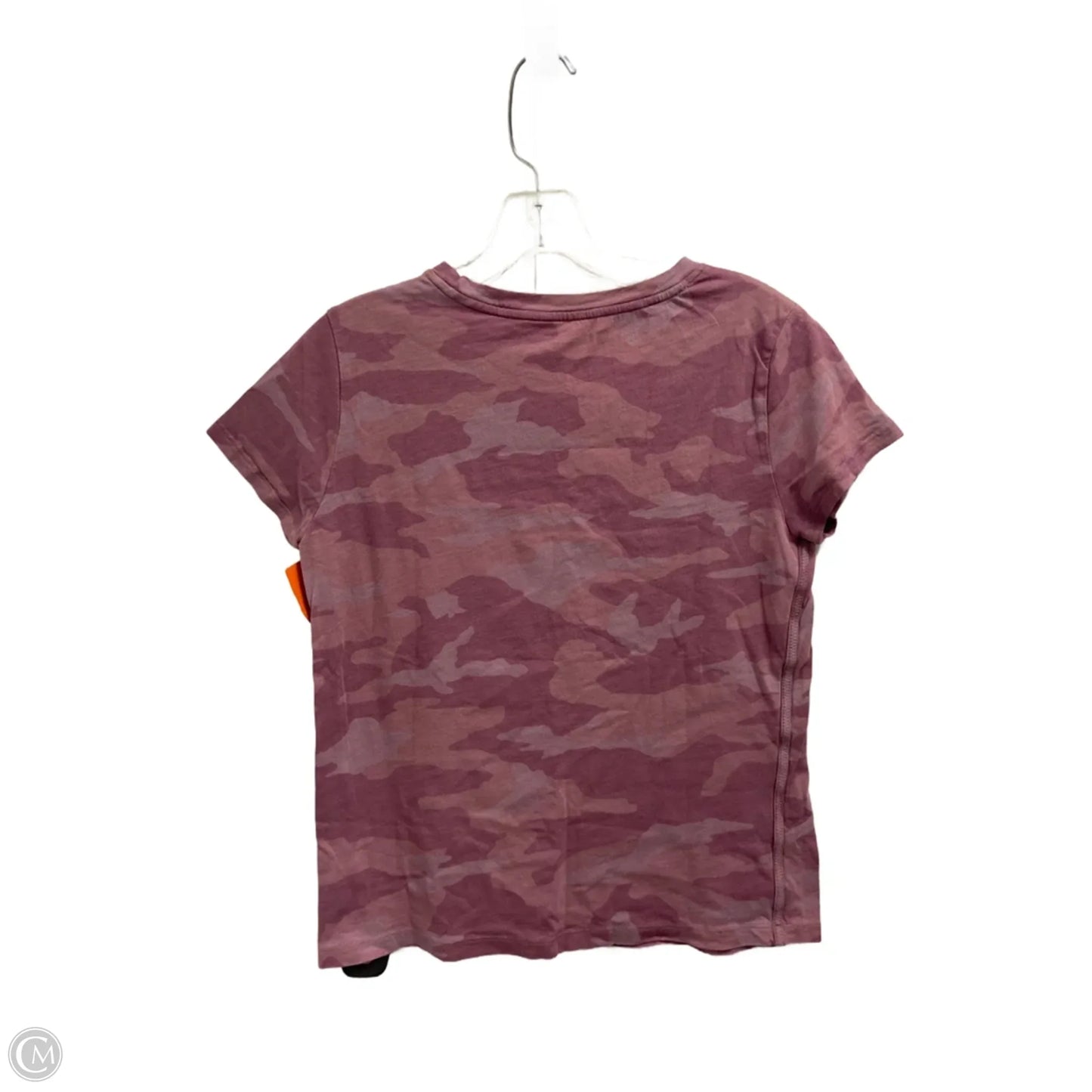 Athletic Top Short Sleeve By Athleta In Camouflage Print, Size: S