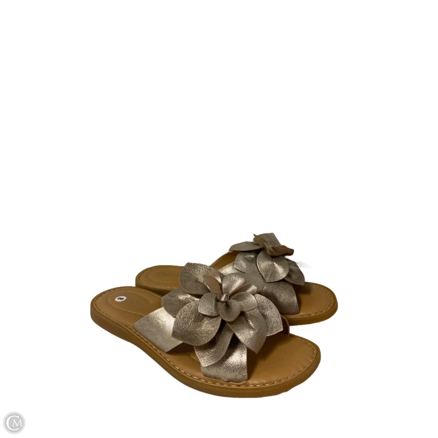 Sandals Flats By Born In Gold, Size: 8