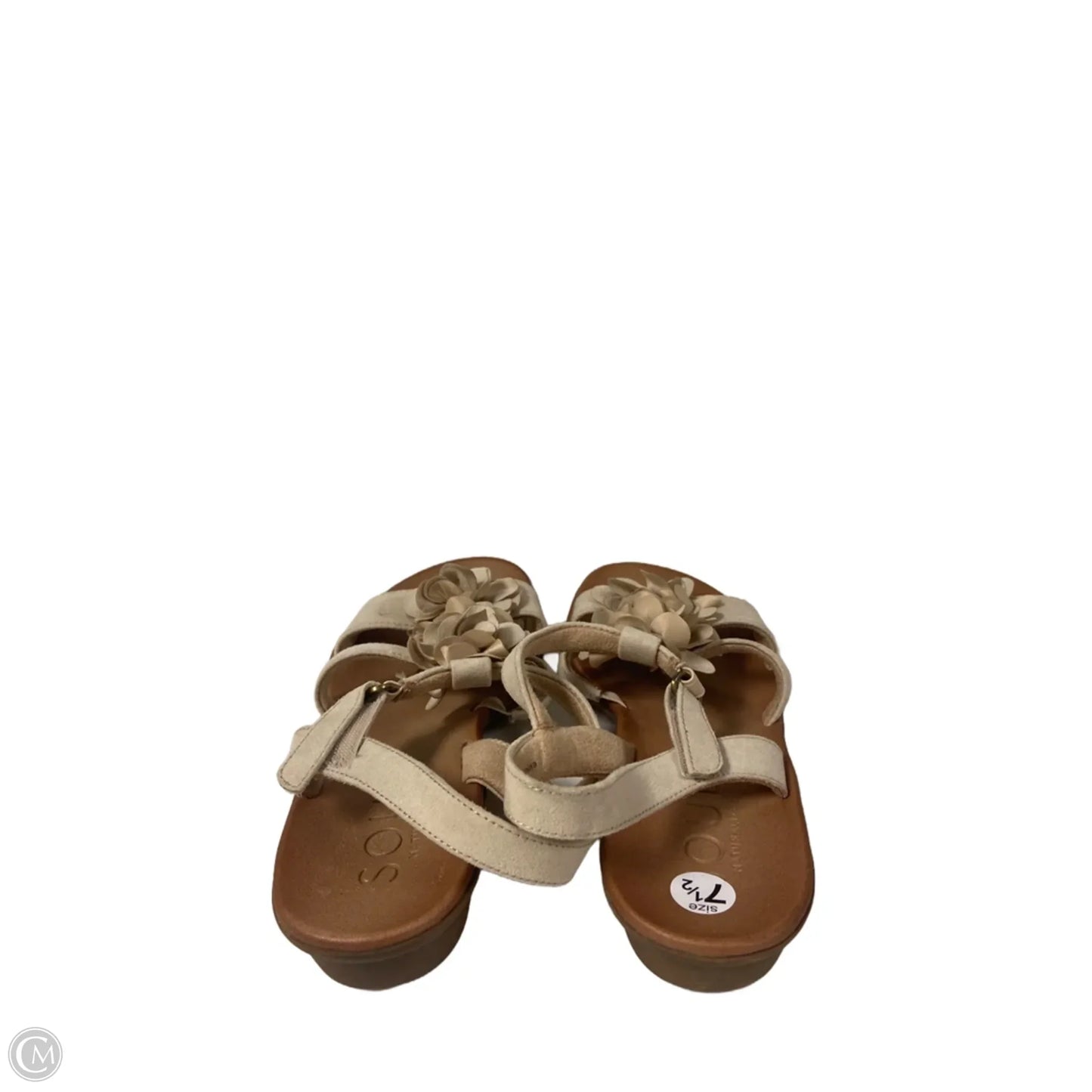 Sandals Flats By Naturalizer In Beige, Size: 7.5