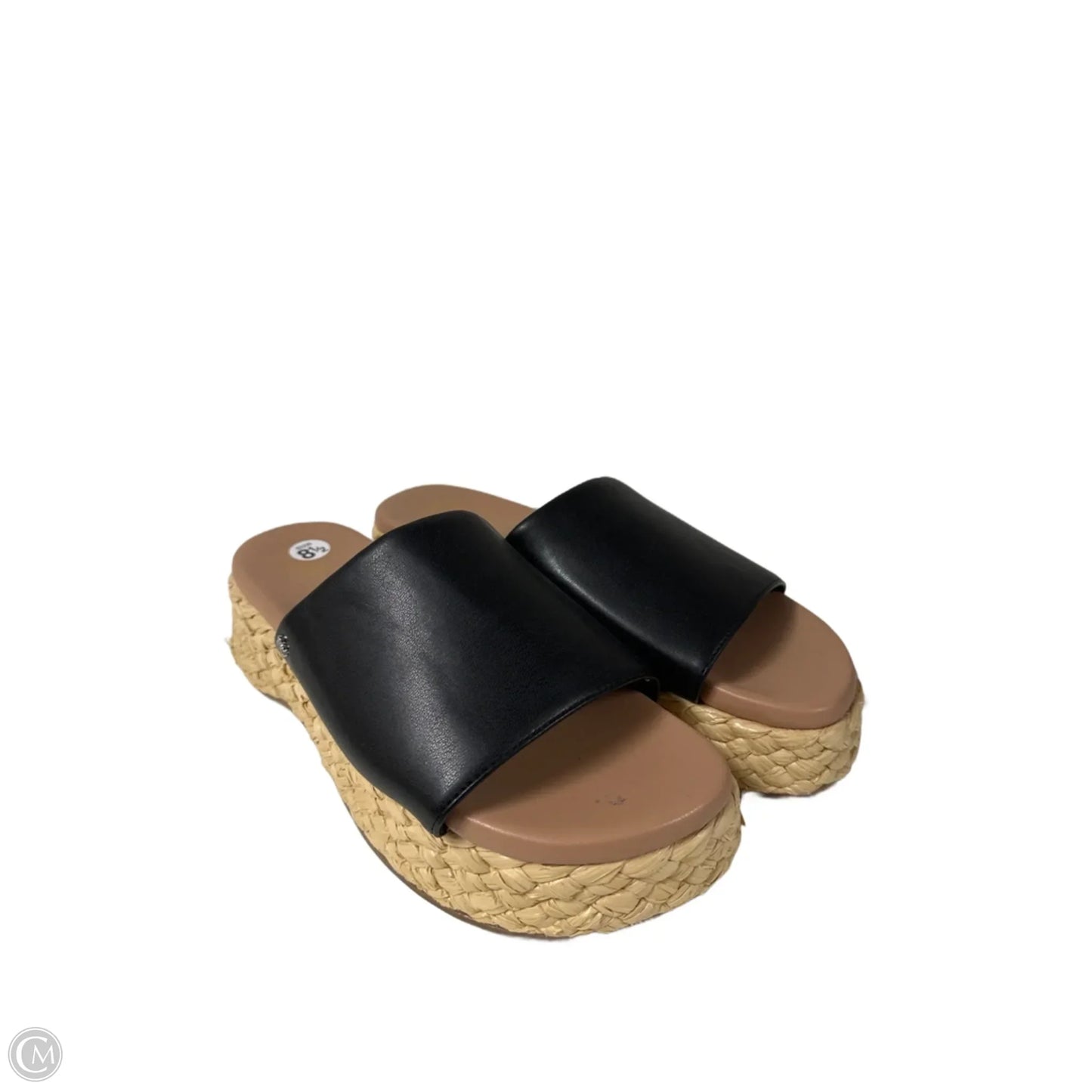 Sandals Heels Platform By Sam And Libby In Black, Size: 8.5