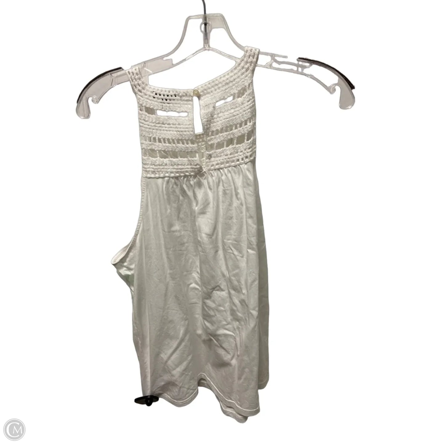 Top Sleeveless By Ann Taylor In White, Size: Lp