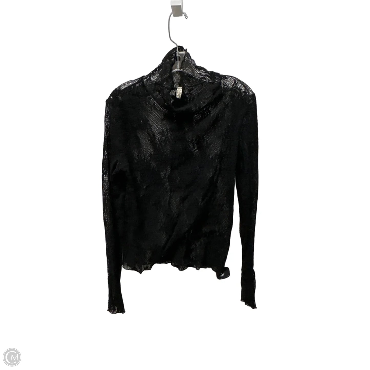 Top Long Sleeve By Free People In Black, Size: L